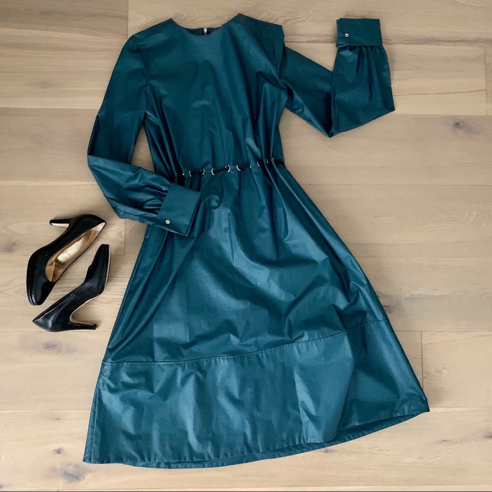 NWT - designer Vegan Leather Ilyi dress